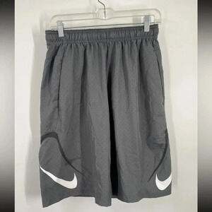 Nike Dri-Fit Football Athletic Workout Shorts Men’s  M Gray